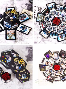 Valentines Day Gift Explosion Box Photo Box Surprise Box Pho