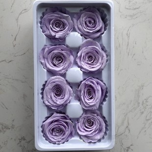8PCs/BOX High Quality Preserved rose box Immortal Rose Flowe