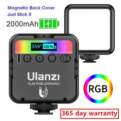 Ulanzi VL49 Mini RGB Video Light Photography Lamp 6W Dimmab