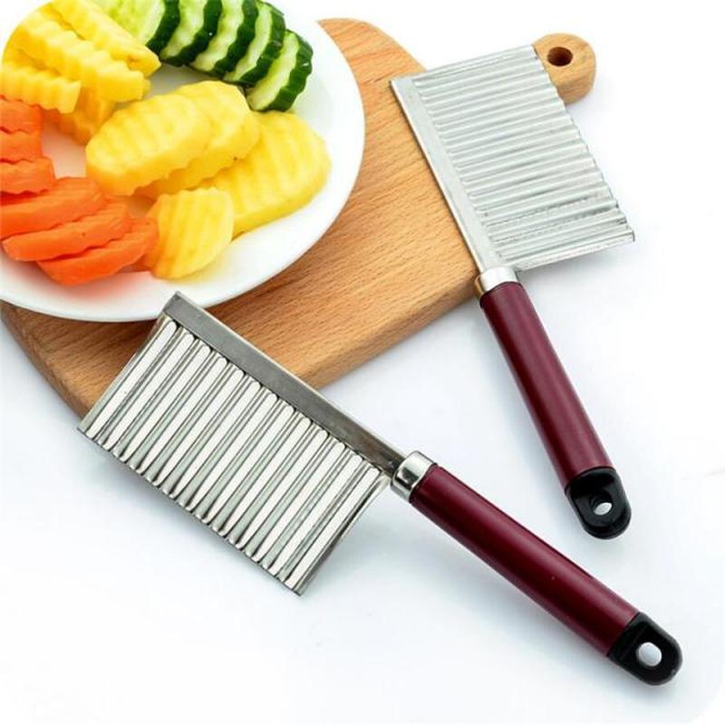 New Stainless Steel Potato Chip Slicer Dough Vegetable Fruit
