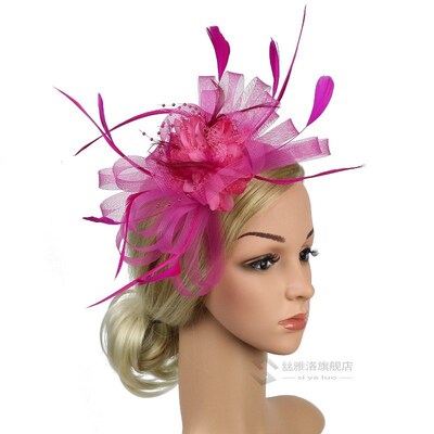 Wo's Sinamay Fascinator Cocktail Party Hat Wedding Churc
