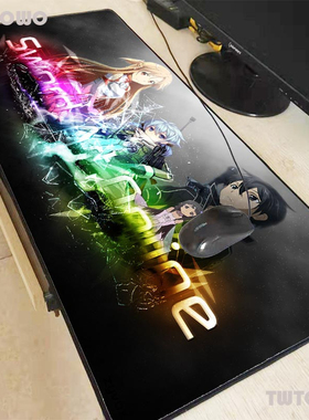 900X400X2MM Sword Art Online Sao Anime Mouse Pad Gamer Larg