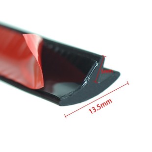 niversal Car V Shape Rubber Seal Weather Strip Hollow Glass