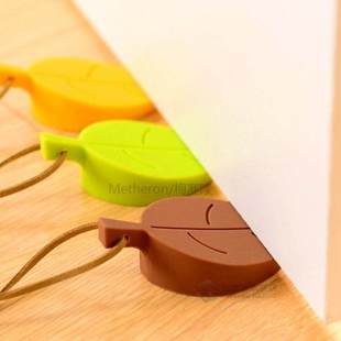 Door Jam Leaf Rubber Wedges Stopper Stoppers Shape Stop