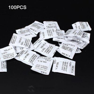 50/100pcs Non-Toxic Silica Gel Desiccant Damp Moisture Absor