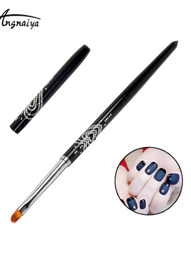 ANGNYA Nail Art UV Gel Nail Polish Painting Brushes 4# Diam