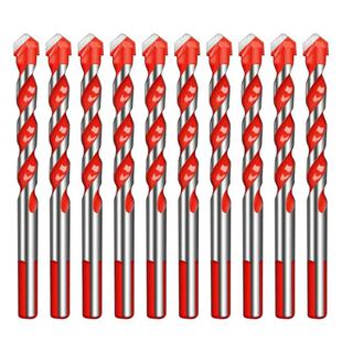 10Pcs 6mm Glass Tile Drill Bit Set Wall Concrete Ceramic Hol