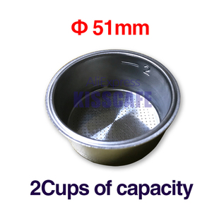 51mm Coffee Bottomless Portafilter  Delonghi EC680/EC685 Sta