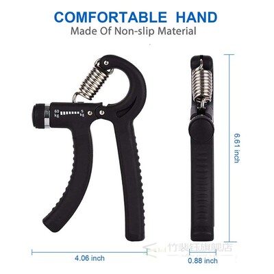 WorthWhile 5-60Kg Gym Fitness Adjustable Hand Grip Finger Fo