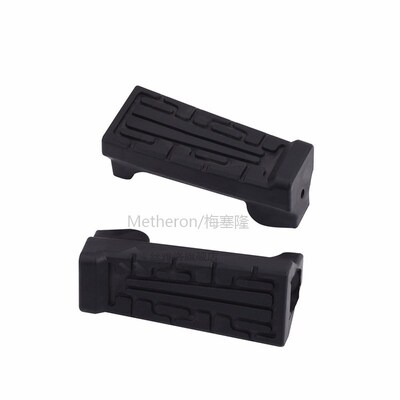 2 PCS Motorcycle Front Foot Rest Peg Rubbers Footrest Handle