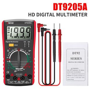 DT9205A AC DC Digital Multimeter Test Voltmeter Resistance C