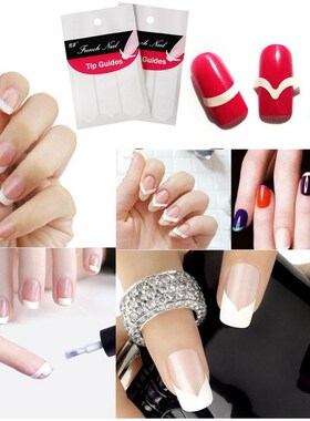 5 Packs Mix Style French Manicure Form Nail Art Tape Tips DI