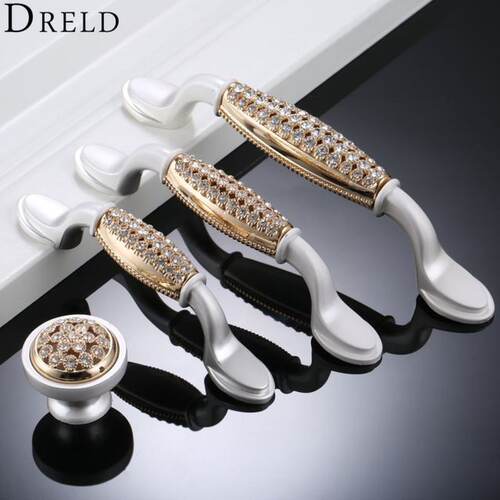 2018 New Furniture Handle Luxury Diamond Cabinet Knobs and H