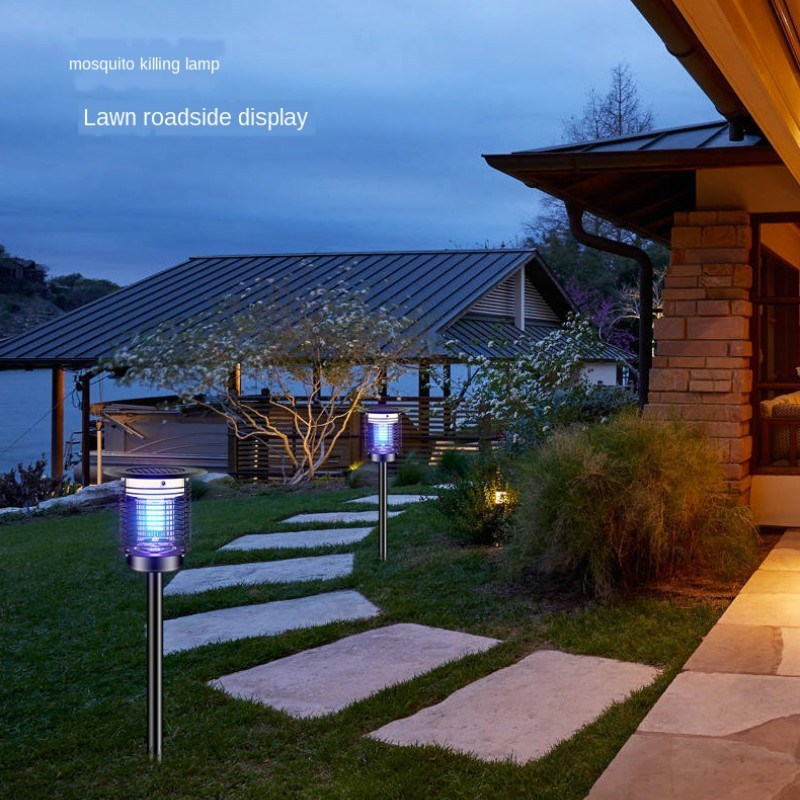 Nordic led floor lamp Outdoor floor lamp Solar Mosquito Lamp