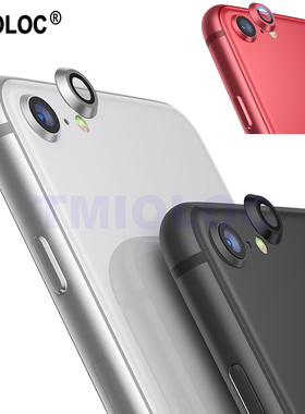 For iPhone SE 2020 Camera Protector Glass + Metal Lens Prot