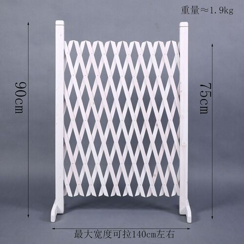 Flower jar outdoor balcony guardrail courtyard wood fence de
