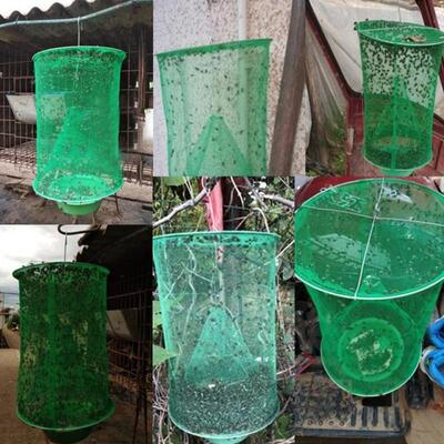 1PCS Hanging Flycatcher Reusable Folding Fly Trap Summer Mos