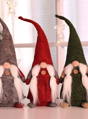 Christmas Decoration for Home Ornament Plush Doll Santa Clau