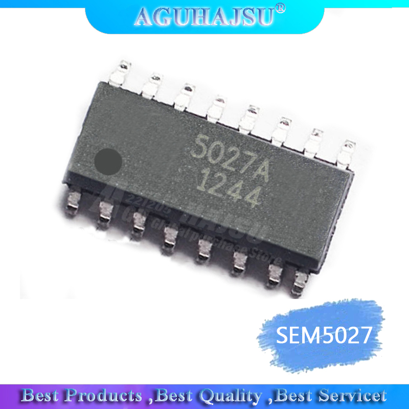 5pcs/lot SEM5027 SEM5027A 5027A molewei LCD chip SOP-16-封面