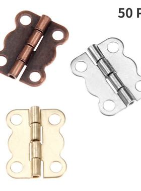50Pcs Butterfly Cabinet Door Luggage Hinge Furniture Fitting