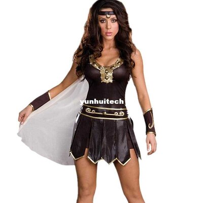 Halloween Carnival Ancient Roman Greece Greek Female Soldier