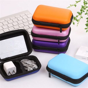 11 Styles Leather Zipper HardDisk Earphone Case Protective