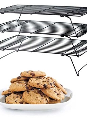Stainless Steel Nonstick Cooling Rack Flytt Stackable 3-Tier