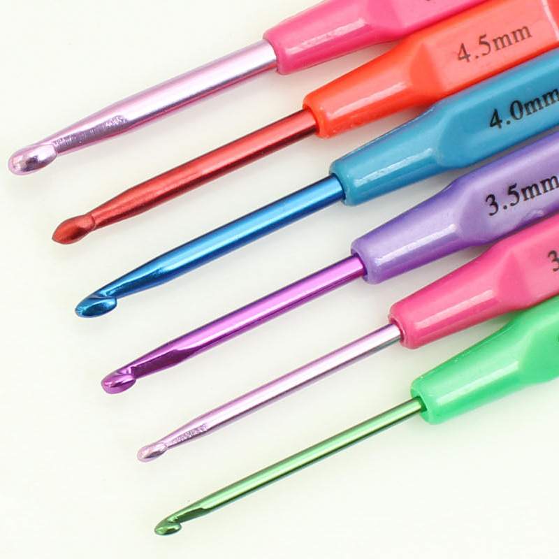 Hook Loom-Tool-Band Knitting-Needles TPR Crochet Aluminum fo-封面