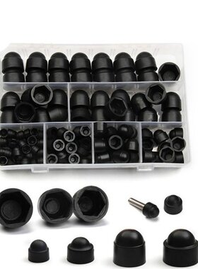145Pcs Rubber Hex Nut Cover Protective M4-M12 Bolt Cap Prote
