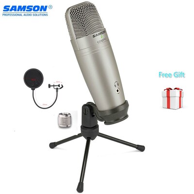 Samson C01u Pro Pop Filter Usb Studio Condenser Microphone