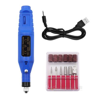 USB Electric Nail Drill Machine Nail Art Polish Grinding Man