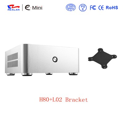 Realan H80 Mini ITX computer case Aluminum PC case Chassis f