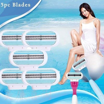 5pc/lot Female Safety Razor Blades Beauty Shaving For Women