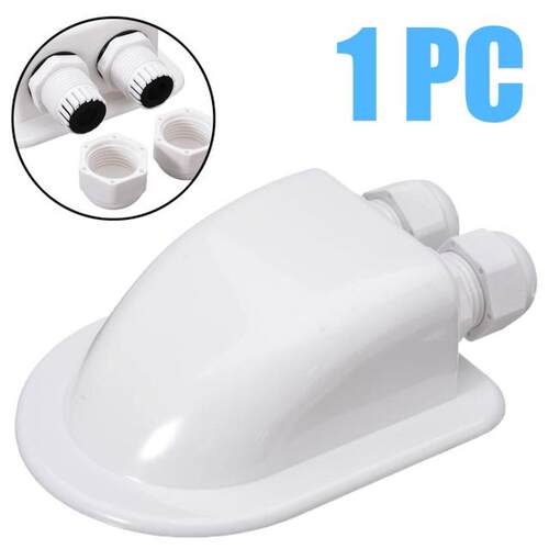 1pcs Waterproof Double Roof Cable Entry Gland Cable Box Sola