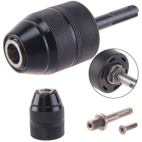 Drill Chuck Adapter, 2-13mm 1/2-20UNF Mount Heavy Duty Profe