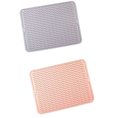 HOT SALE Silicone Dish Drying Mat Non-Slip Placemat Tablewar