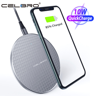 10W QI Wireless Charger Fast Charging Pad Stand for Samsung