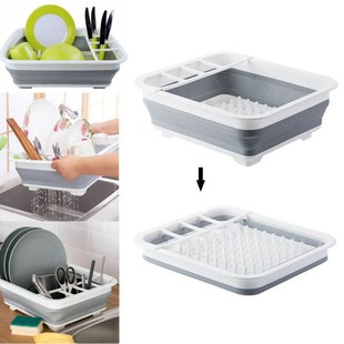 Collapsible Dish Drainer/Drying Dish Rack/strainer Caravan C