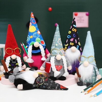 Teacher Gnome Scandinavian Tomte Nisse Swedish Elf Dwarf Hom