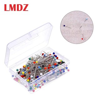 LMDZ100/50Pcs  Glass Head Pins Multi-Color Sewing Pins Strai