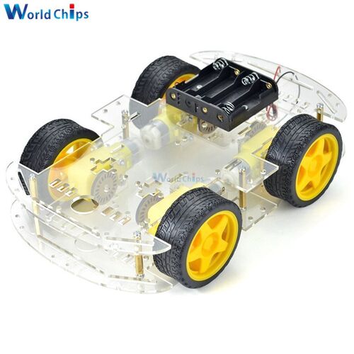 Smart Car Kit 4WD Smart Robot Car Chassis Kits Car With Spee