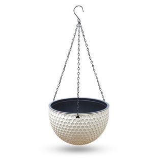 Rattan Planter Plastic Bask Plaited Flower Plant Pot