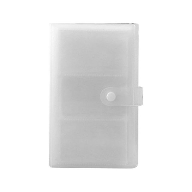 240 Slots Transparent PP Cover Business Card Book Large Capa
