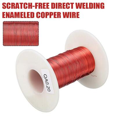 100M Enameled Copper Winding Wire 0.2mm QA Red Magnetic Coil