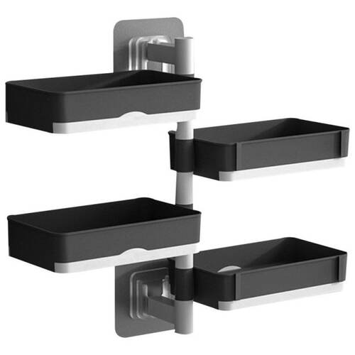 Multifunctional Storage Tray 4-Layer Soap Rack Shampoo Holde