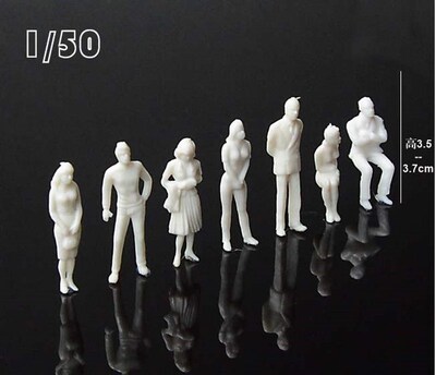 Whoelsale 100pcs Model Train People Figure Passengers 1100