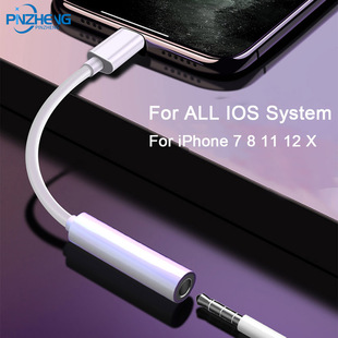 Headphone Adapter For iPhone 7 8 X Xs Max 11 Audio Headset P