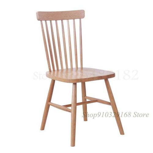 600 Windsor chair pure solid wood dining chair white oak nor