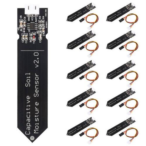 10pcs/lot Capacitive Soil Moisture Sensor Not Easy to Corrod