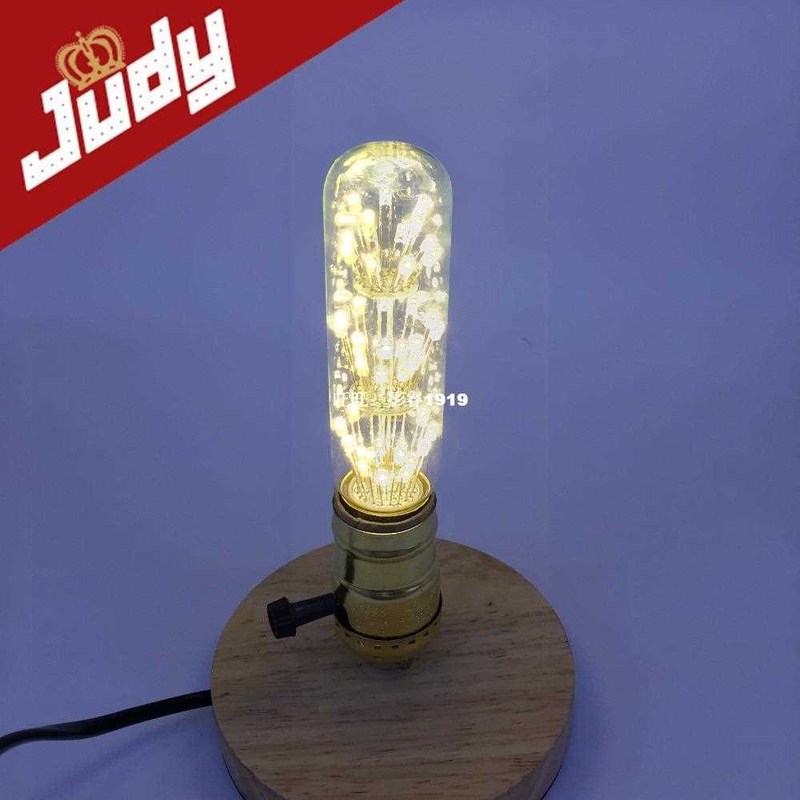 10pcs/ lots LED stars bulb e27 220v vintage retro style T10